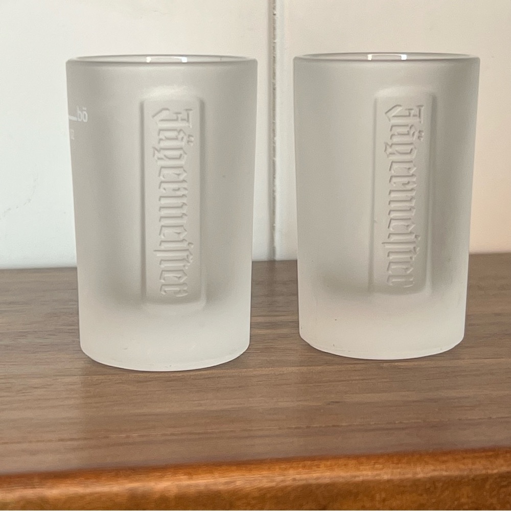 Jäegermeister Frosted Shot Glasses